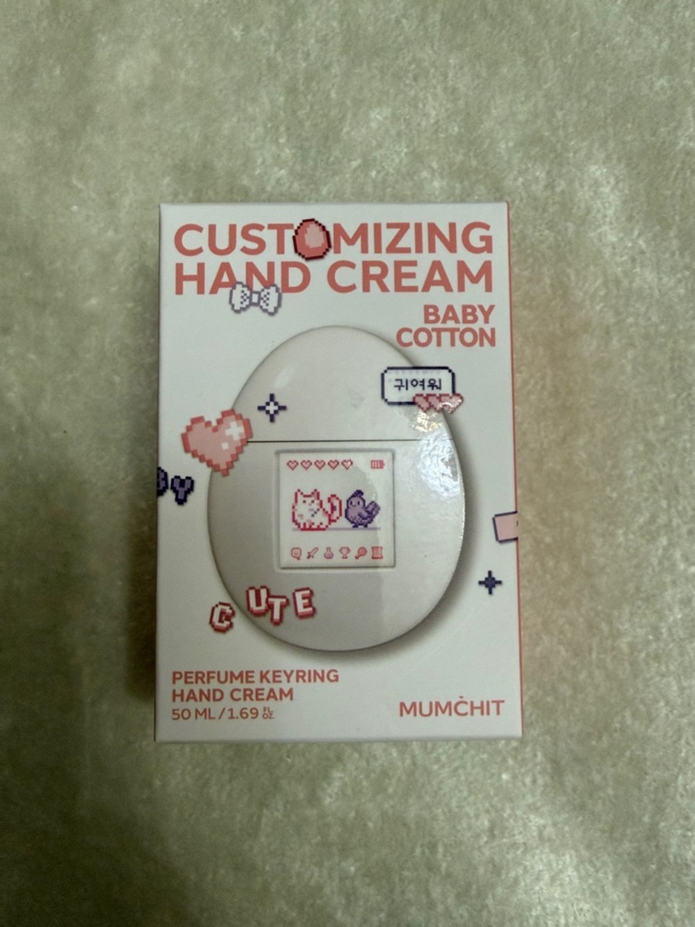 Customizing Hand Cream Baby Cotton - Pink & White